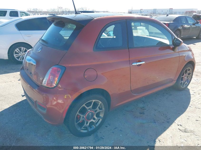 2013 FIAT 500 SPORT CATTIVA - 3C3CFFBR4DT746362
