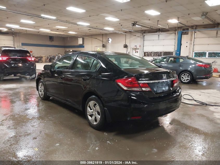 2013 HONDA CIVIC LX - 2HGFB2F5XDH583246