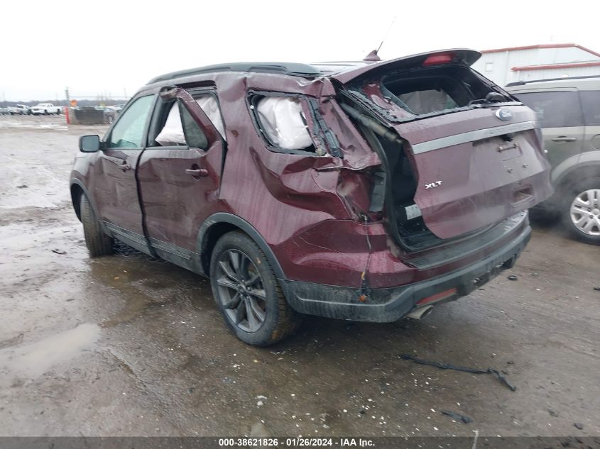 2019 FORD EXPLORER XLT - 1FM5K8D83KGA39198