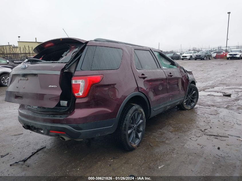 2019 FORD EXPLORER XLT - 1FM5K8D83KGA39198