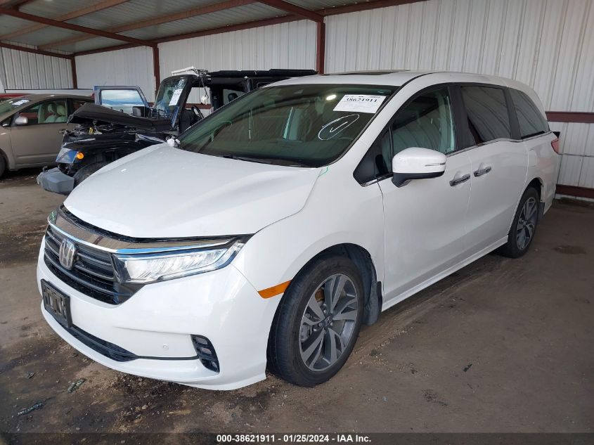 2022 HONDA ODYSSEY TOURING - 5FNRL6H89NB013639