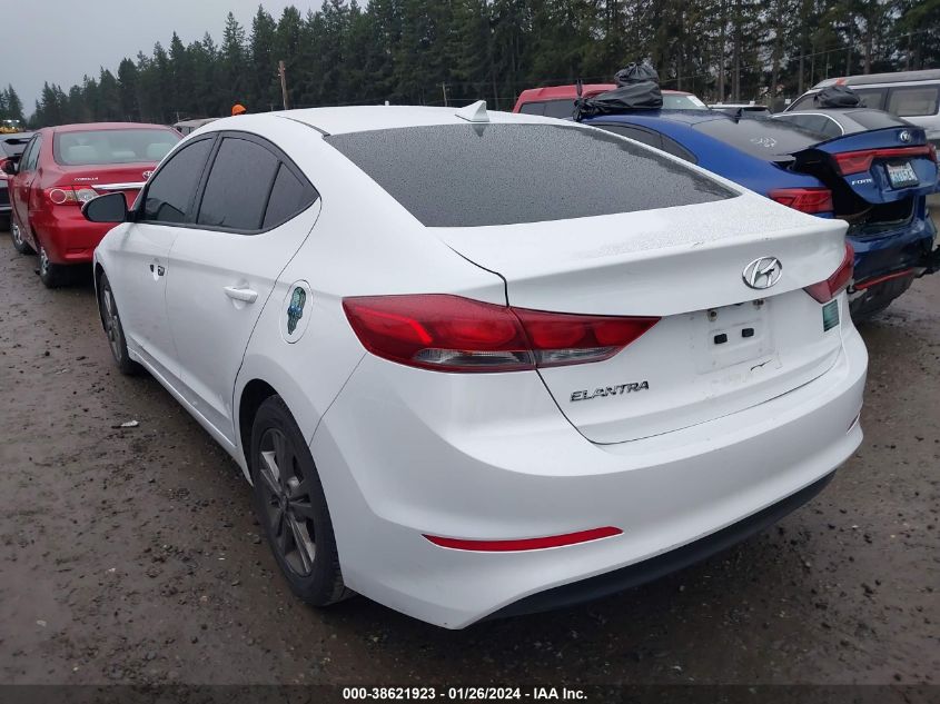 2018 HYUNDAI ELANTRA SEL - 5NPD84LF1JH296085