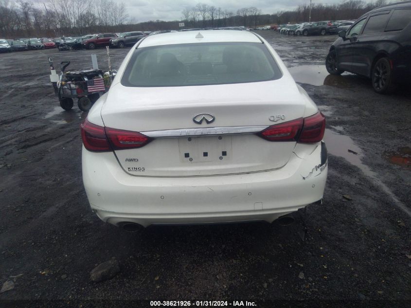 2021 INFINITI Q50 LUXE AWD - JN1EV7BR4MM750756