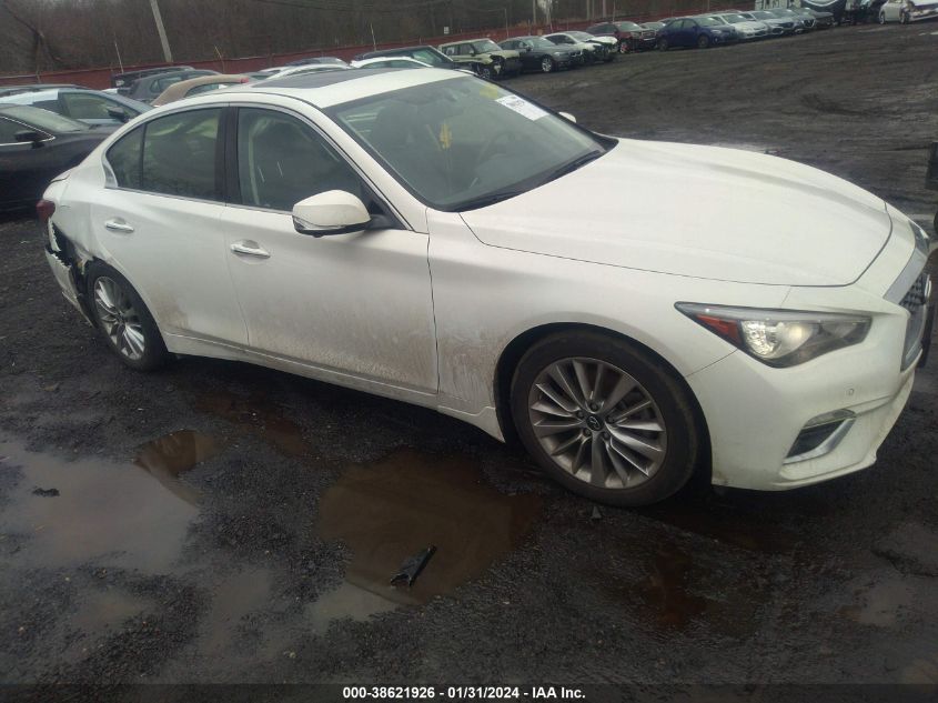2021 INFINITI Q50 LUXE AWD - JN1EV7BR4MM750756
