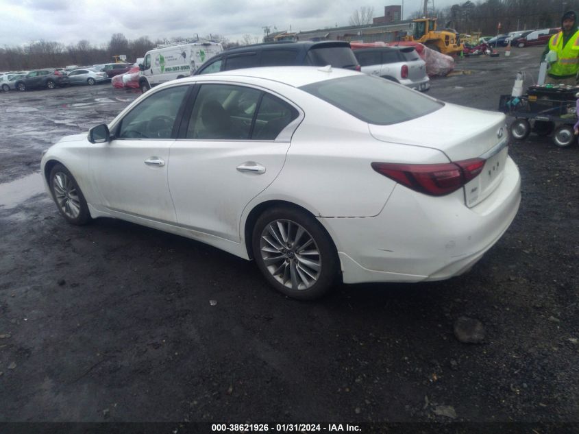 2021 INFINITI Q50 LUXE AWD - JN1EV7BR4MM750756