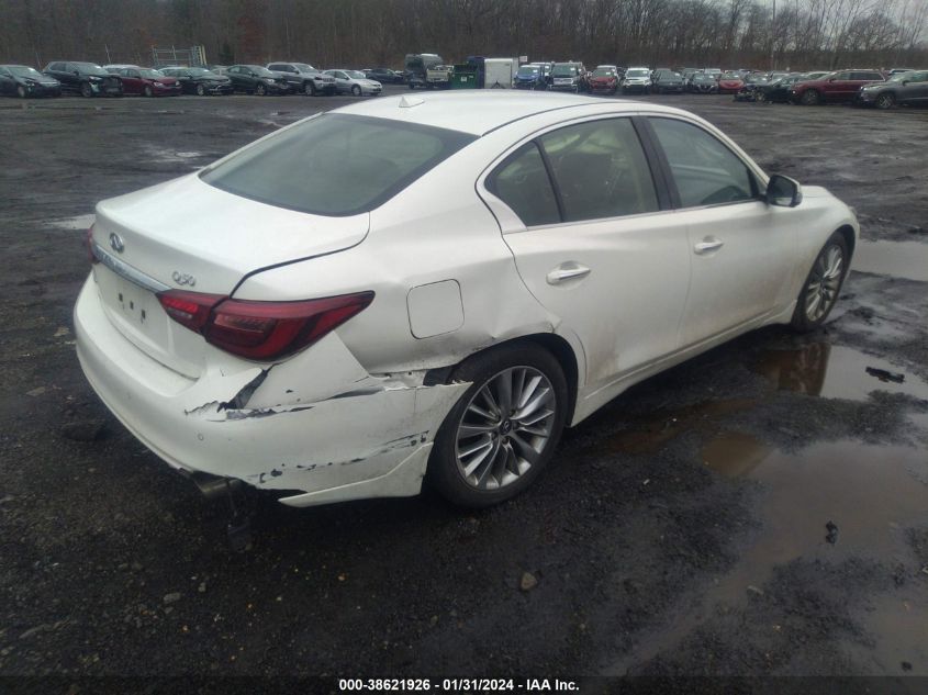 2021 INFINITI Q50 LUXE AWD - JN1EV7BR4MM750756