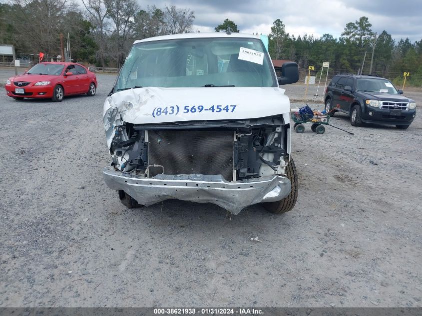 2021 CHEVROLET EXPRESS CARGO RWD 2500 REGULAR WHEELBASE WT - 1GCWGAF78M1256371