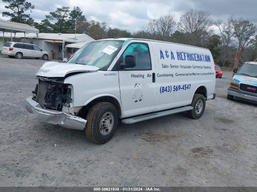 2021 CHEVROLET EXPRESS CARGO RWD 2500 REGULAR WHEELBASE WT - 1GCWGAF78M1256371