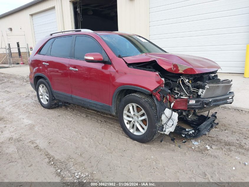 Lot #2525396825 2015 KIA SORENTO LX V6 salvage car