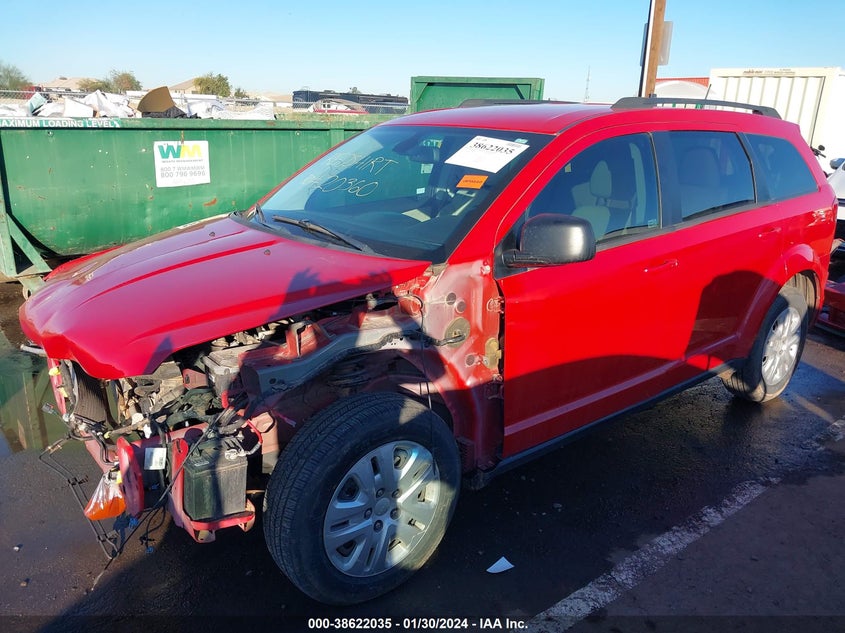 VIN 3C4PDCAB1JT533743 2018 DODGE JOURNEY SE