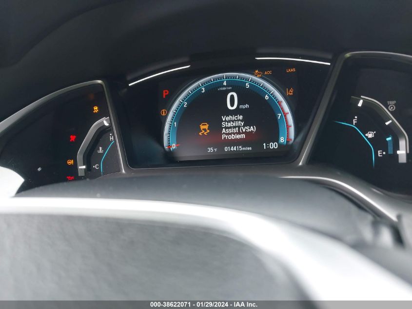 2021 HONDA CIVIC EX-L - 19XFC1F70ME203415