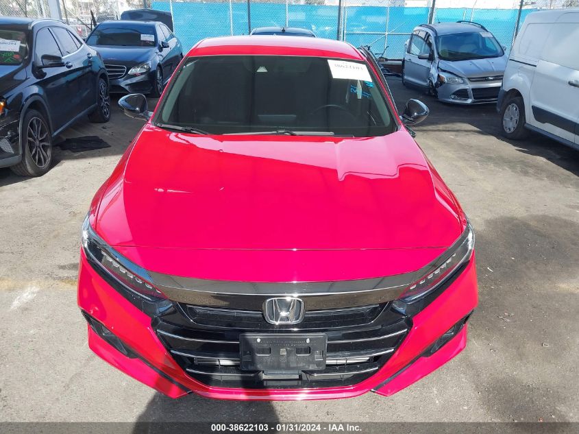 2022 HONDA ACCORD SPORT SPECIAL EDITION - 1HGCV1F49NA060635
