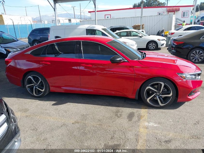 2022 HONDA ACCORD SPORT SPECIAL EDITION - 1HGCV1F49NA060635