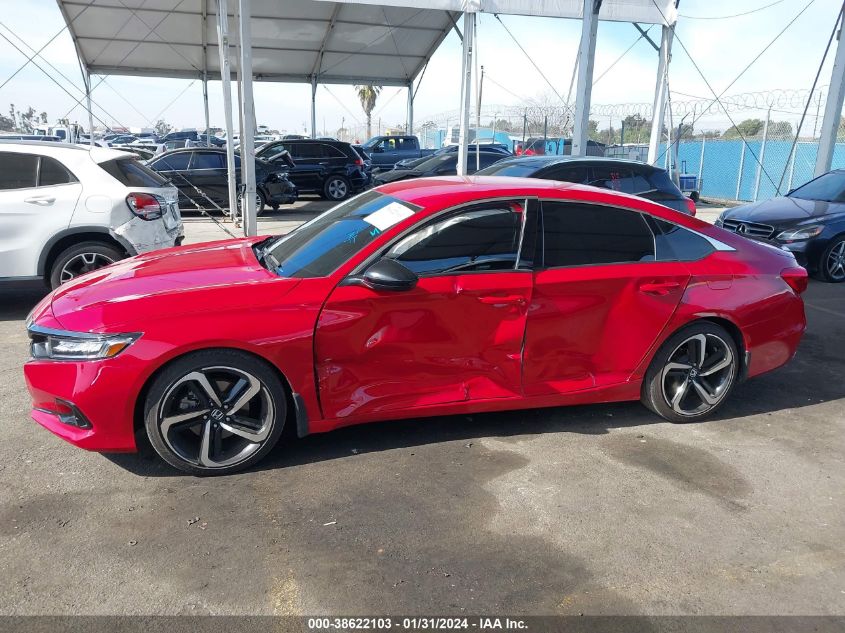2022 HONDA ACCORD SPORT SPECIAL EDITION - 1HGCV1F49NA060635