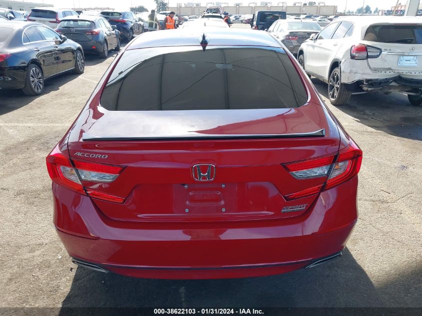 2022 HONDA ACCORD SPORT SPECIAL EDITION - 1HGCV1F49NA060635