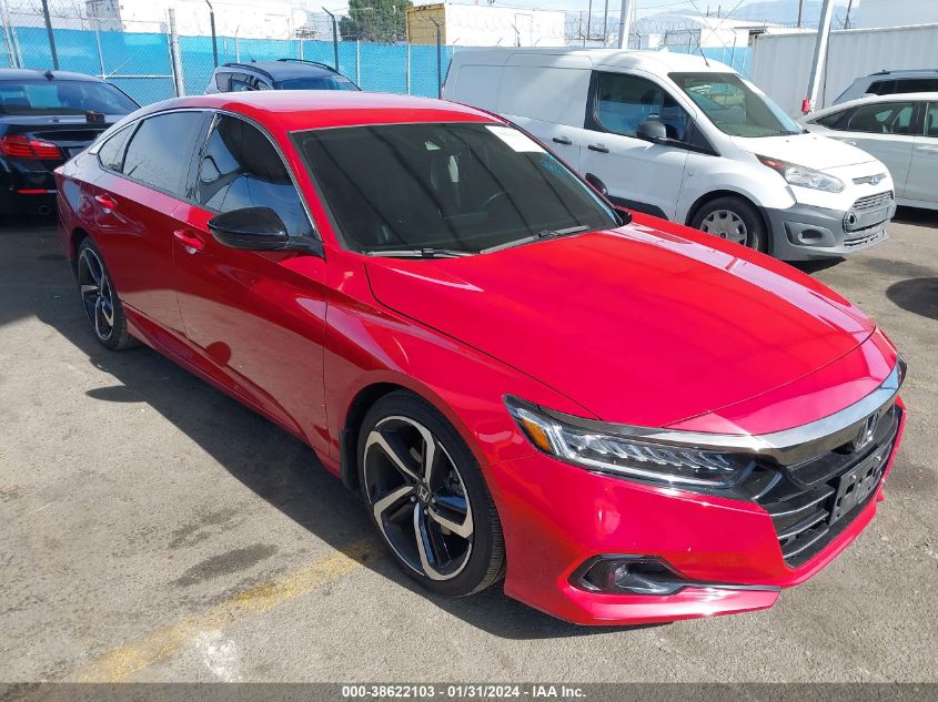 2022 HONDA ACCORD SPORT SPECIAL EDITION - 1HGCV1F49NA060635