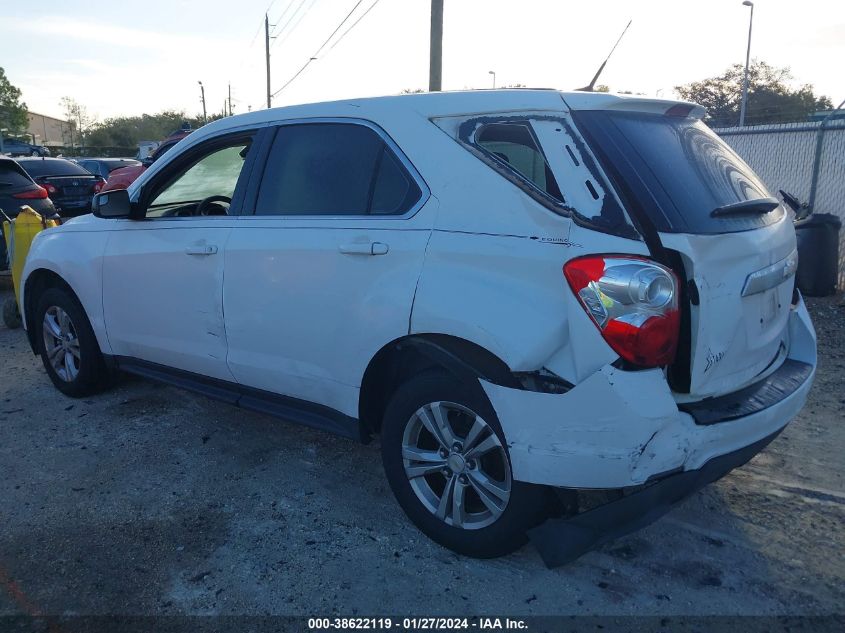 2013 CHEVROLET EQUINOX LS - 1GNALBEK8DZ105363