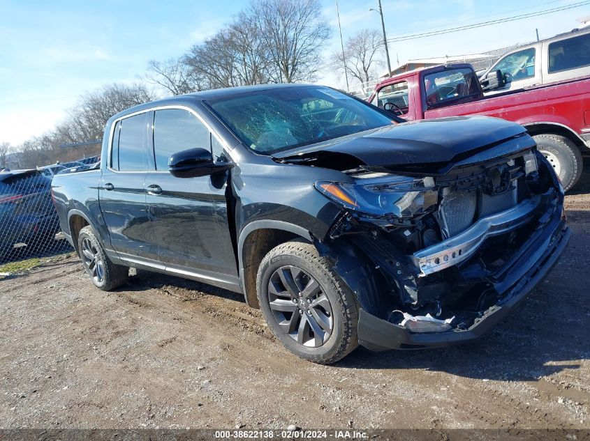 5FPYK3F1XMB013626 HONDA RIDGELINE AWD SPORT 2021