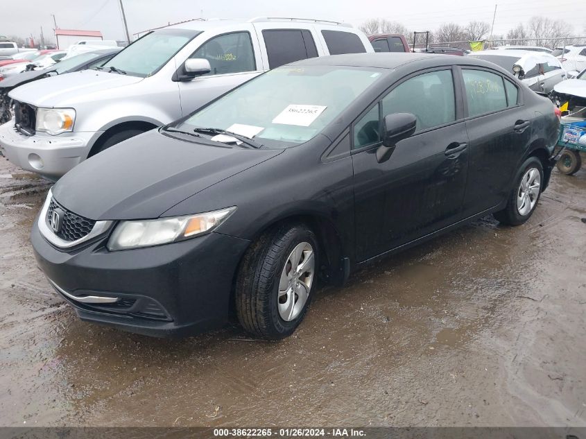 2014 HONDA CIVIC LX - 2HGFB2F54EH544119