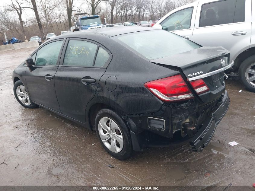 2014 HONDA CIVIC LX - 2HGFB2F54EH544119