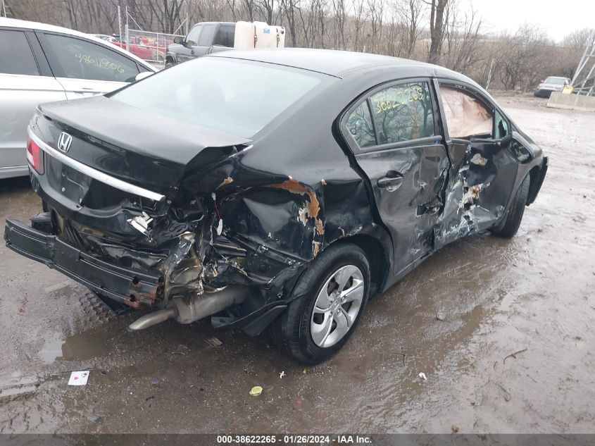 2014 HONDA CIVIC LX - 2HGFB2F54EH544119