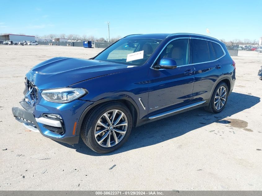 2018 BMW X3 XDRIVE30I - 5UXTR9C51JLC83329