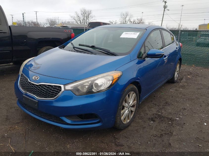 2014 KIA FORTE EX - KNAFX4A84E5116407