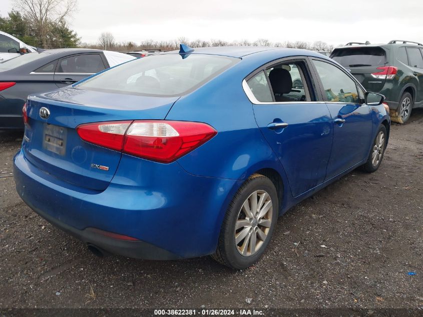 2014 KIA FORTE EX - KNAFX4A84E5116407