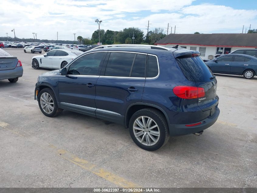 2016 VOLKSWAGEN TIGUAN S/SE/SEL/R-LINE - WVGAV7AX1GW564883