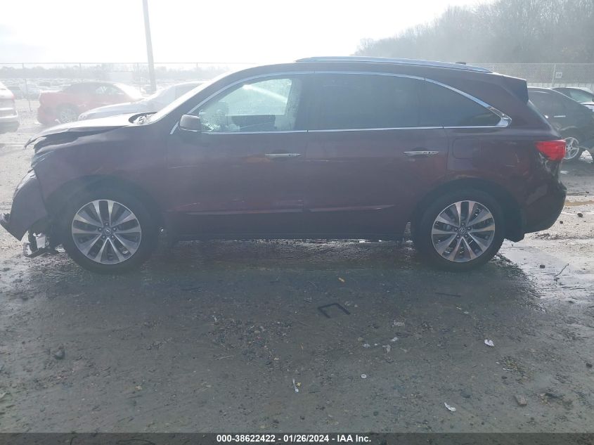 2014 ACURA MDX TECHNOLOGY PACKAGE - 5FRYD3H45EB009493