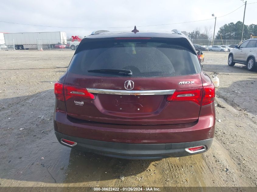2014 ACURA MDX TECHNOLOGY PACKAGE - 5FRYD3H45EB009493