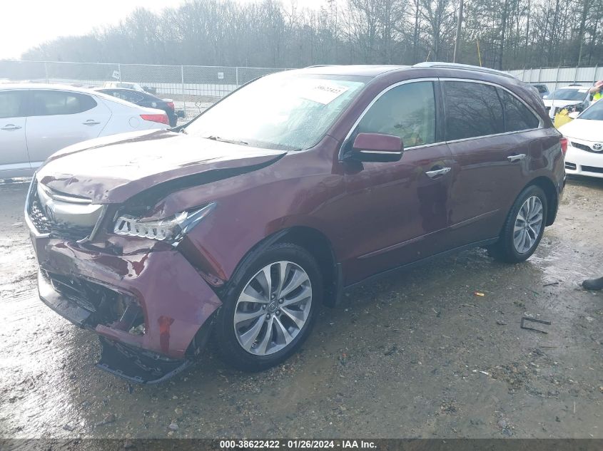 2014 ACURA MDX TECHNOLOGY PACKAGE - 5FRYD3H45EB009493