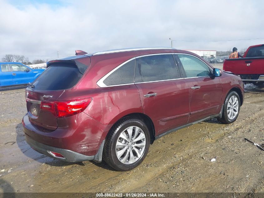 2014 ACURA MDX TECHNOLOGY PACKAGE - 5FRYD3H45EB009493