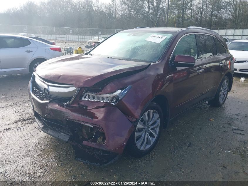 2014 ACURA MDX TECHNOLOGY PACKAGE - 5FRYD3H45EB009493