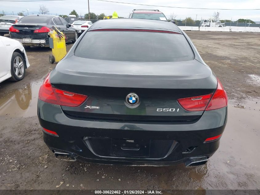 2014 BMW 650I GRAN COUPE XDRIVE - WBA6B4C51ED098987