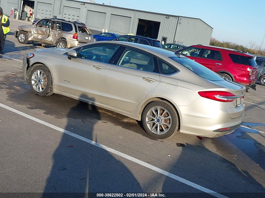 VIN 3FA6P0LU6HR301281 2017 FORD FUSION HYBRID SE