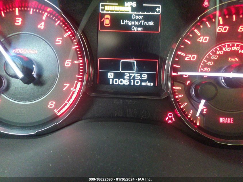 2016 SUBARU WRX LIMITED - JF1VA1J65G9810635