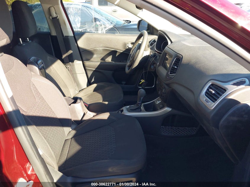 VIN 3C4NJCAB5LT257523 2020 JEEP COMPASS SPORT FWD