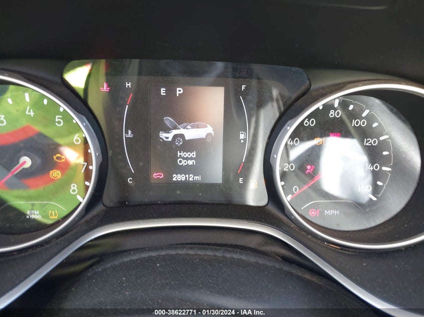VIN 3C4NJCAB5LT257523 2020 JEEP COMPASS SPORT FWD
