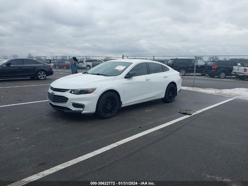 2016 CHEVROLET MALIBU 1FL - 1G1ZC5ST2GF229220