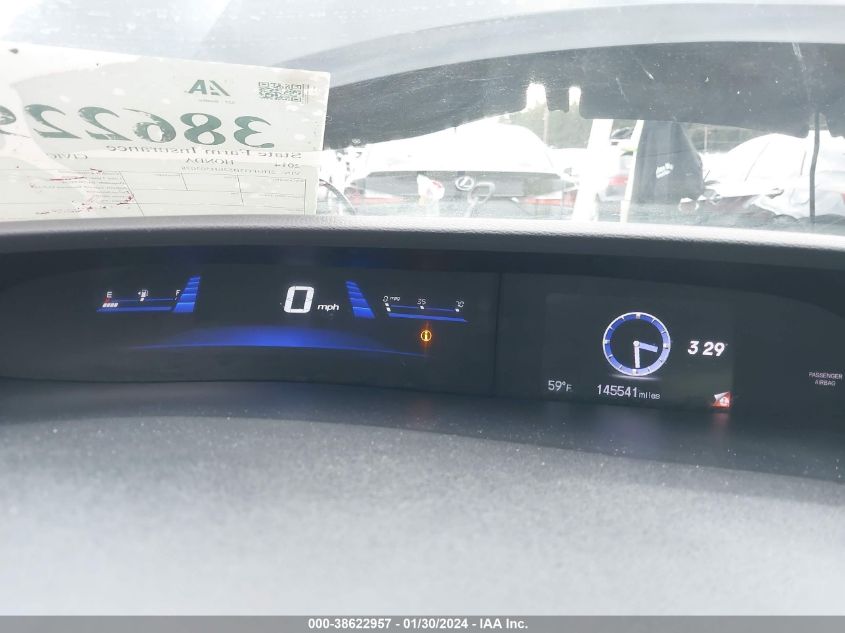 2014 HONDA CIVIC LX - 2HGFG3B52EH503078