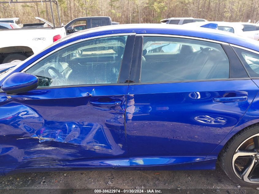 2018 HONDA ACCORD SPORT - 1HGCV1F39JA170277