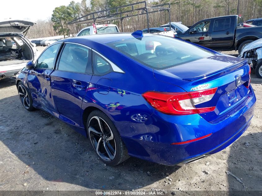 2018 HONDA ACCORD SPORT - 1HGCV1F39JA170277