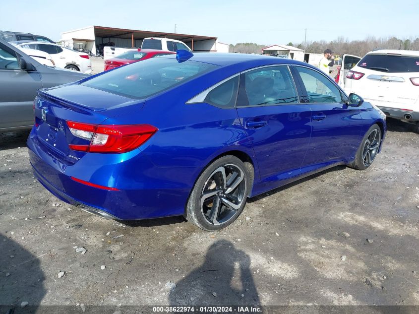 2018 HONDA ACCORD SPORT - 1HGCV1F39JA170277