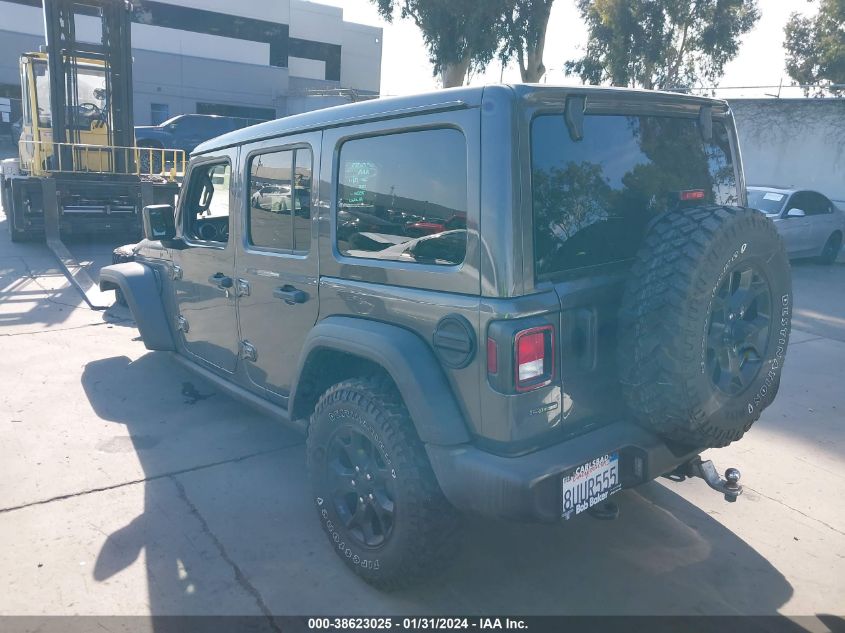 2021 JEEP WRANGLER UNLIMITED WILLYS 4X4 - 1C4HJXDM1MW623426