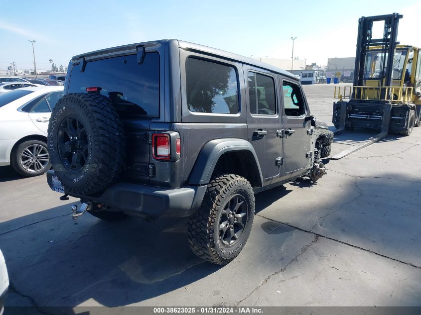2021 JEEP WRANGLER UNLIMITED WILLYS 4X4 - 1C4HJXDM1MW623426