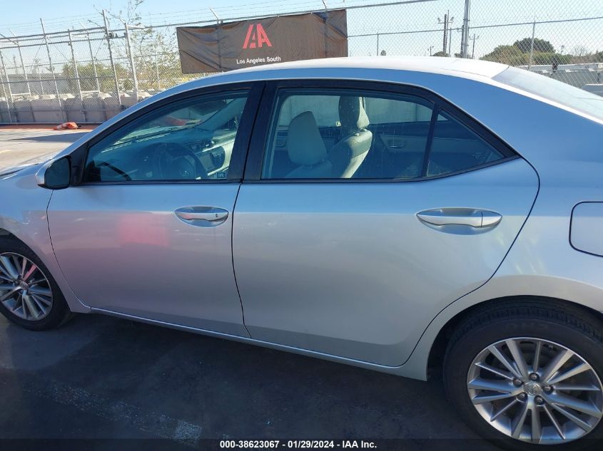 2014 TOYOTA COROLLA LE PLUS - 5YFBURHEXEP048524