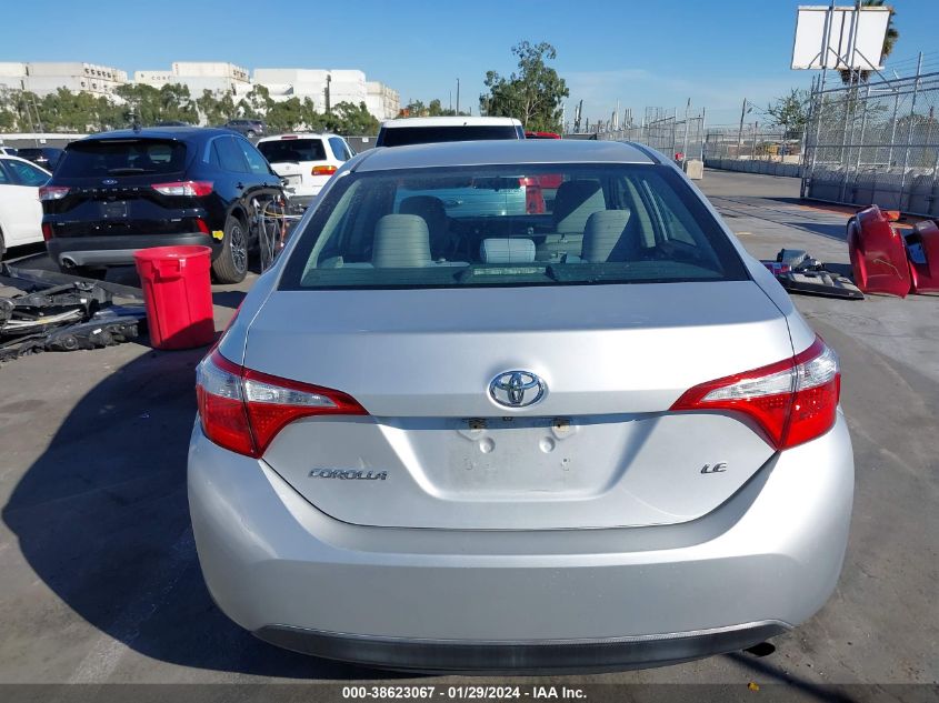 2014 TOYOTA COROLLA LE PLUS - 5YFBURHEXEP048524