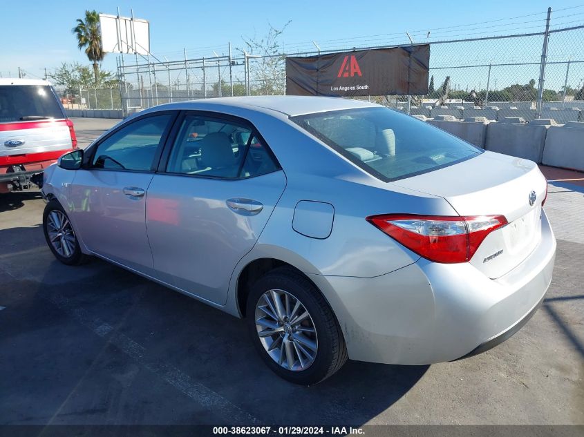 2014 TOYOTA COROLLA LE PLUS - 5YFBURHEXEP048524