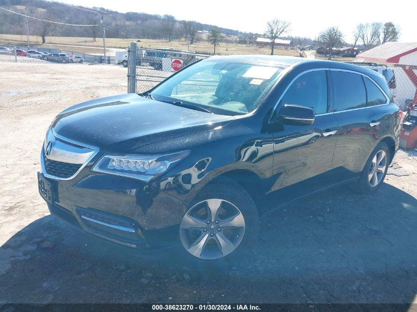 2014 ACURA MDX - 5FRYD4H28EB029905